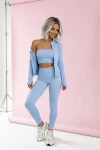 Komplet trzyczęściowy z masełka Morgan baby blue