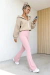 Modelujące spodnie flare puder Dream Fit Regular