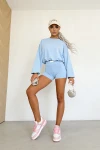 Komplet masełkowy Malibu Short baby blue